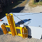 Ansicht Abwassertank