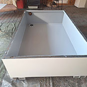 Ansicht Abwassertank