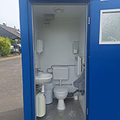 Ansicht Baustellentoilette