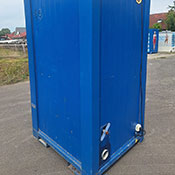 Ansicht Baustellentoilette