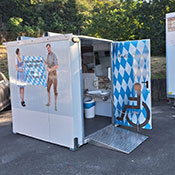 Ansicht Barrierefreier Toilettencontainer