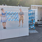 Ansicht Barrierefreier Toilettencontainer
